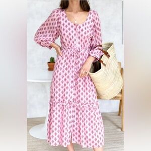 LUCY LONG SLEEVE DRESS - POSEY ORGANIC